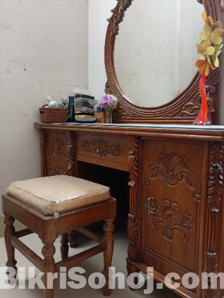 Shegun Wood Dressing table (সেগুন কাঠের ড্রেসিং টেবিল)